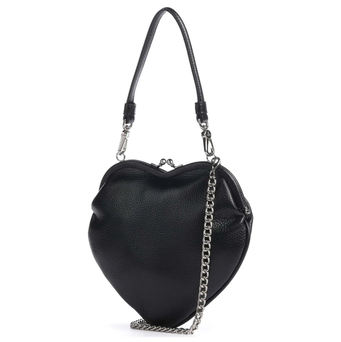 Vivienne Westwood Belle Heart Frame Re-Vegan Grain Shoulder bag