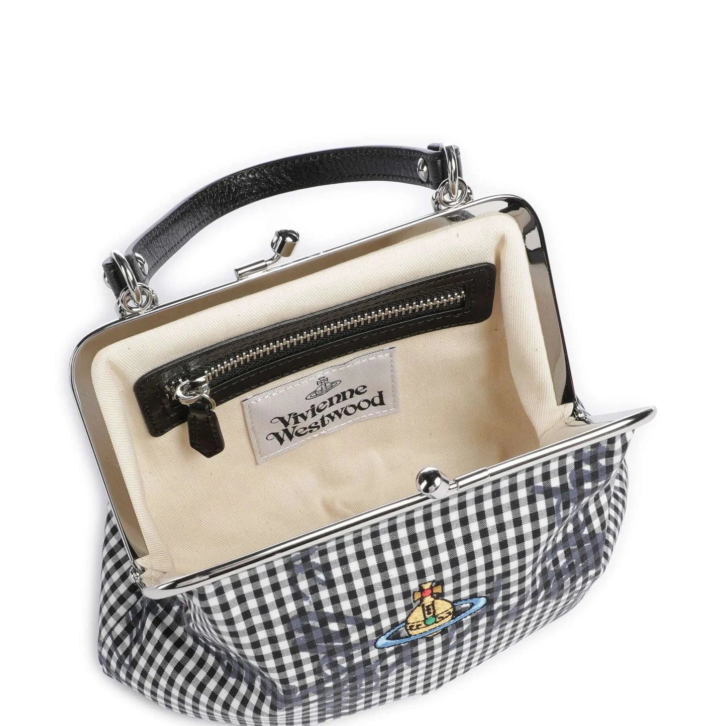 Vivienne Westwood Granny Frame Print Classic Crossbody cotton bag