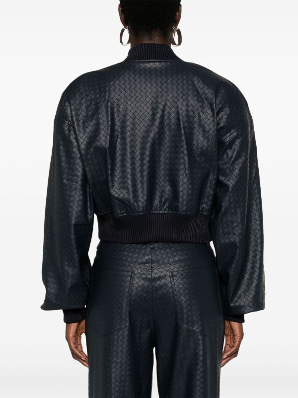Rotate Birger Christensen Cropped Braided Jacket