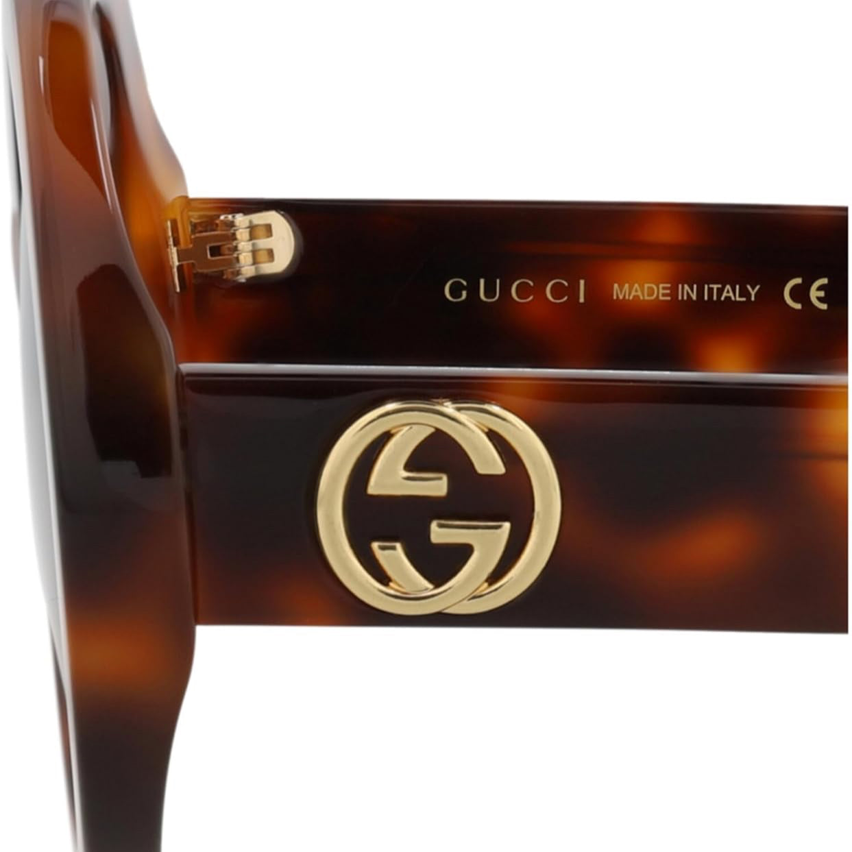 Gucci Havana round Sunglasses
