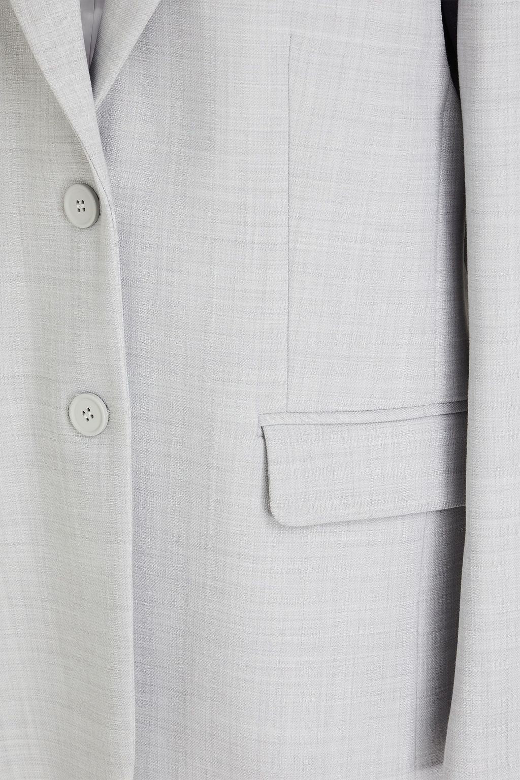 MM6 Maison Margiela Light Grey Techno Wool Blazer