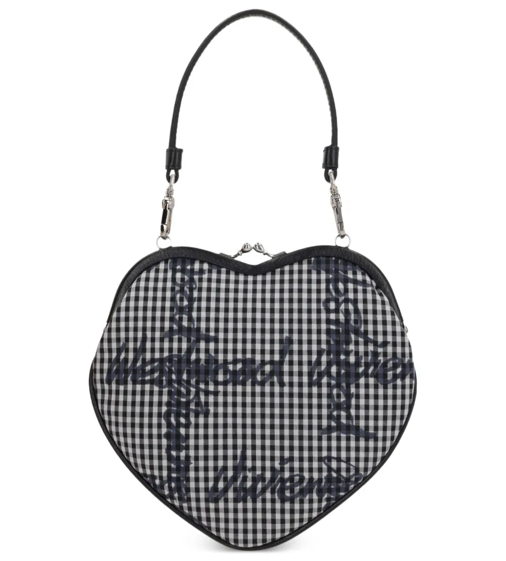Vivienne Westwood Belle Gingham Heart Frame Purse