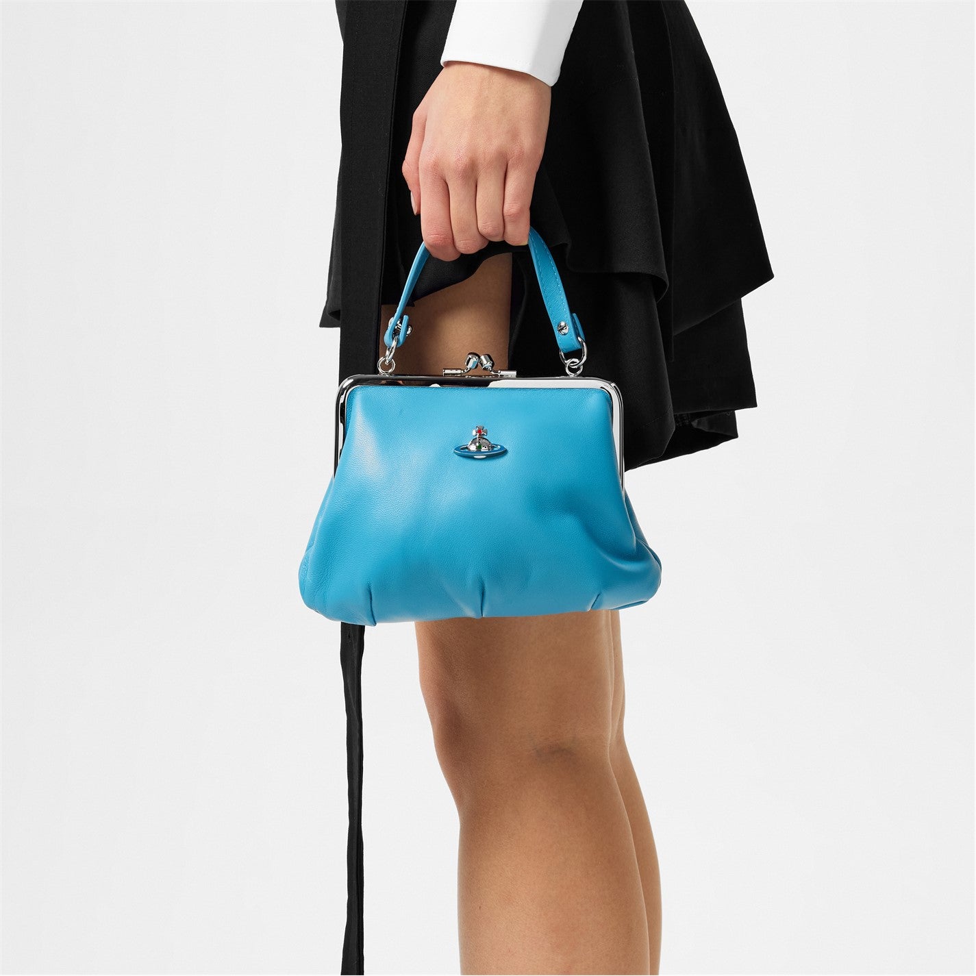 Vivienne Westwood blue granny bag