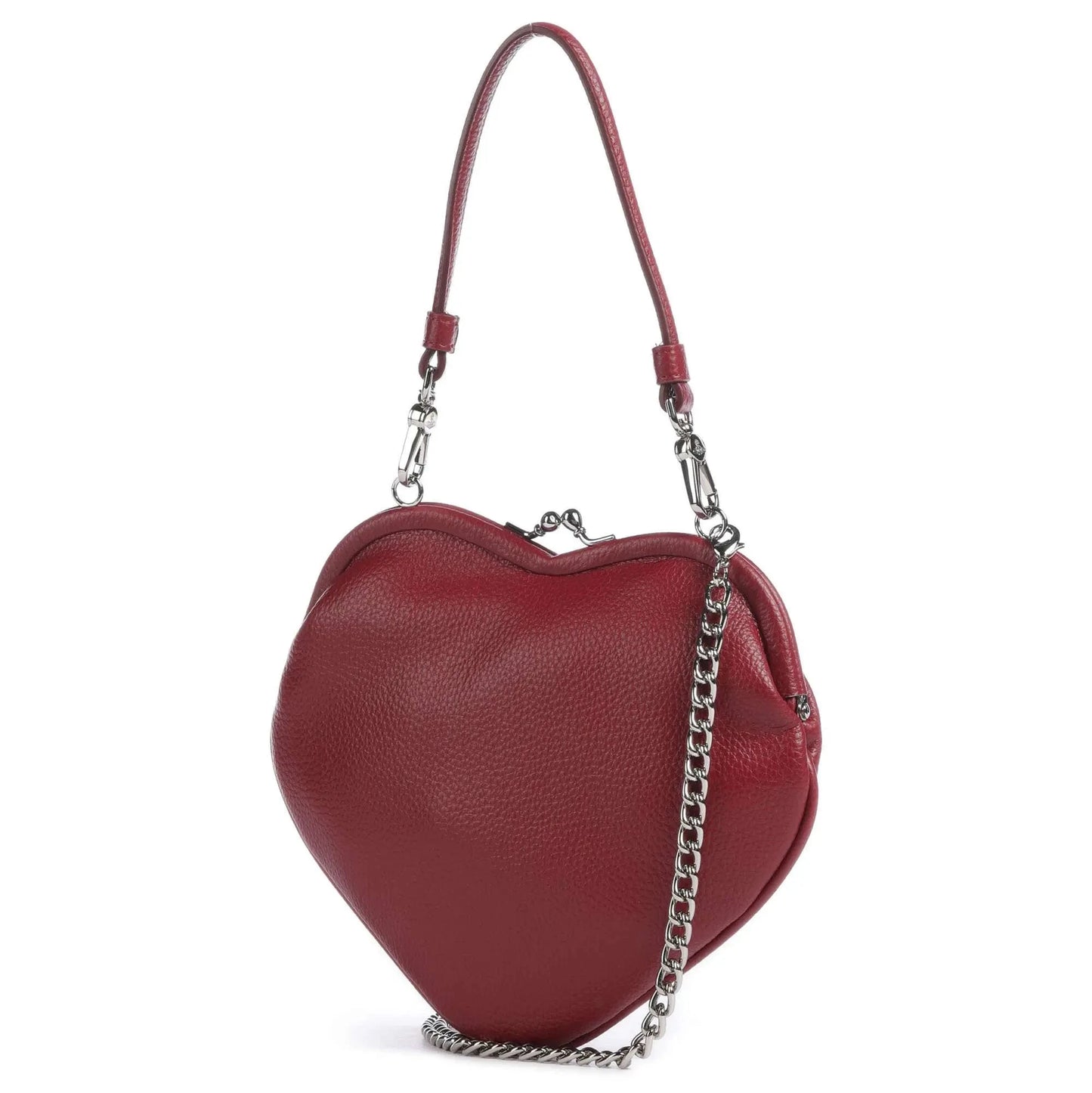 Vivienne Westwood Belle Heart Frame Re-Vegan Grain Shoulder bag