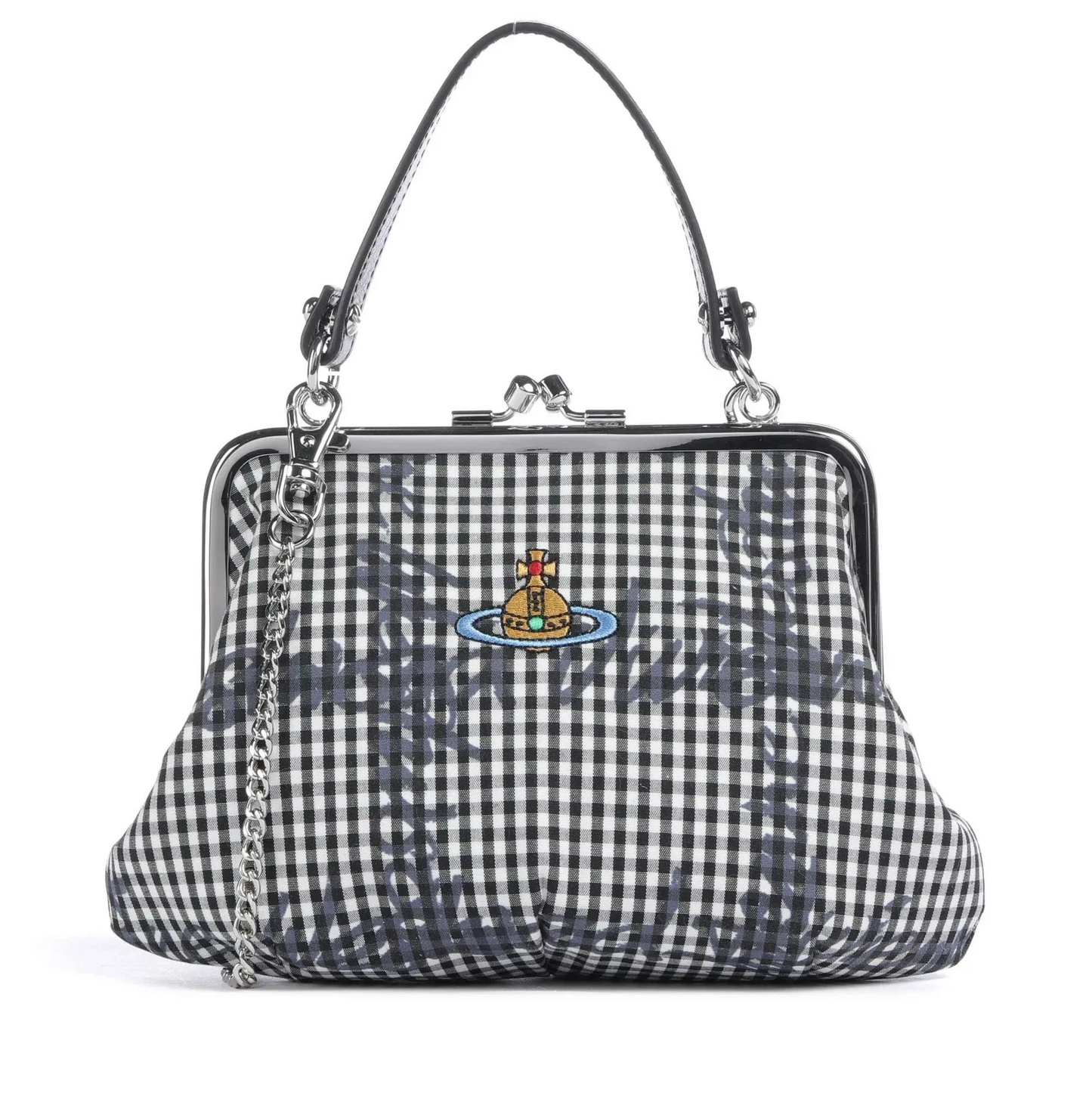 Vivienne Westwood Granny Frame Print Classic Crossbody cotton bag