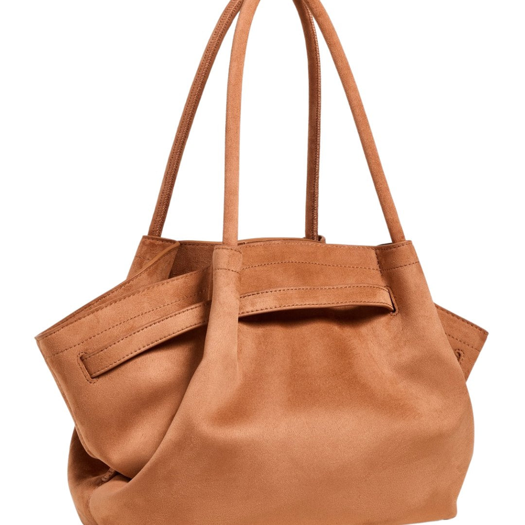 JW PEI Hana Medium Faux Suede Tote Bag