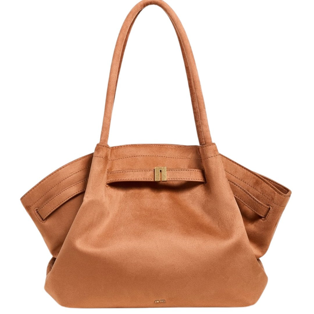 JW PEI Hana Medium Faux Suede Tote Bag