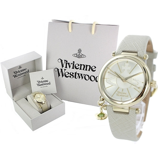 Vivienne Westwood Orb Leather Strap Ladies Watch