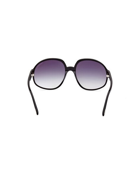 Tom Ford Claude Smoke Gradient Oversized Ladies Sunglasses
