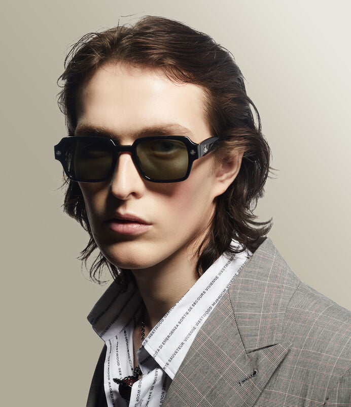 Vivienne Westwood black square Sunglasses