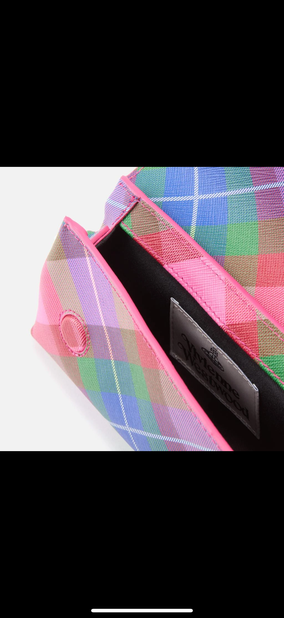 Vivienne Westwood Tartan bag on chain