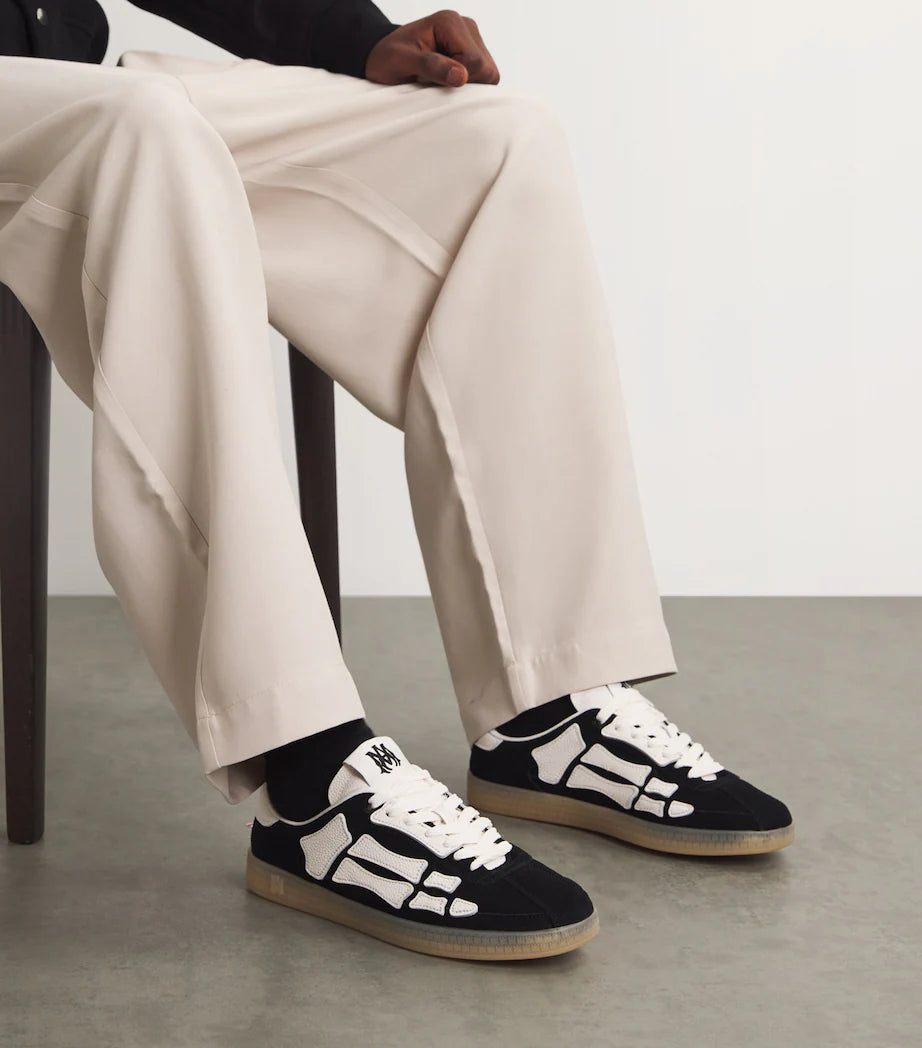 Amiri black pacific bones sneakers