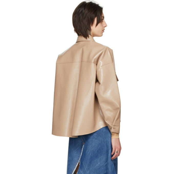 MM6 Maison Margiela faux leather Jacket