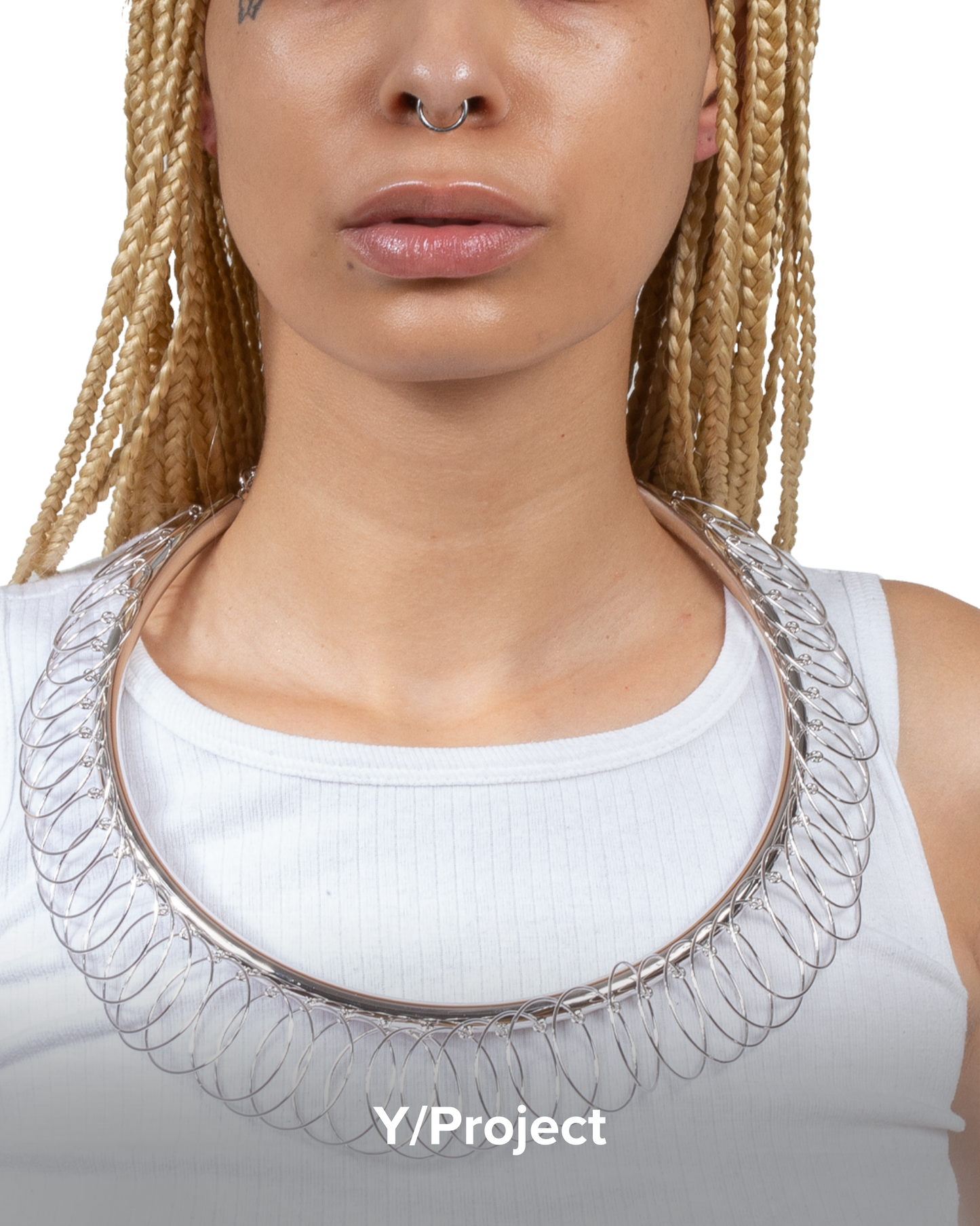 Y/Project hoop necklace