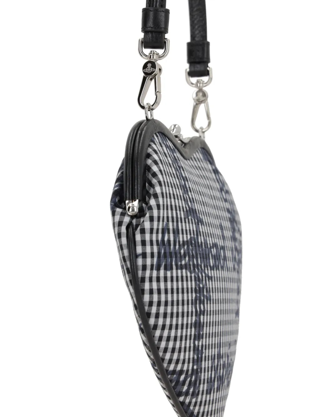 Vivienne Westwood Belle Gingham Heart Frame Purse