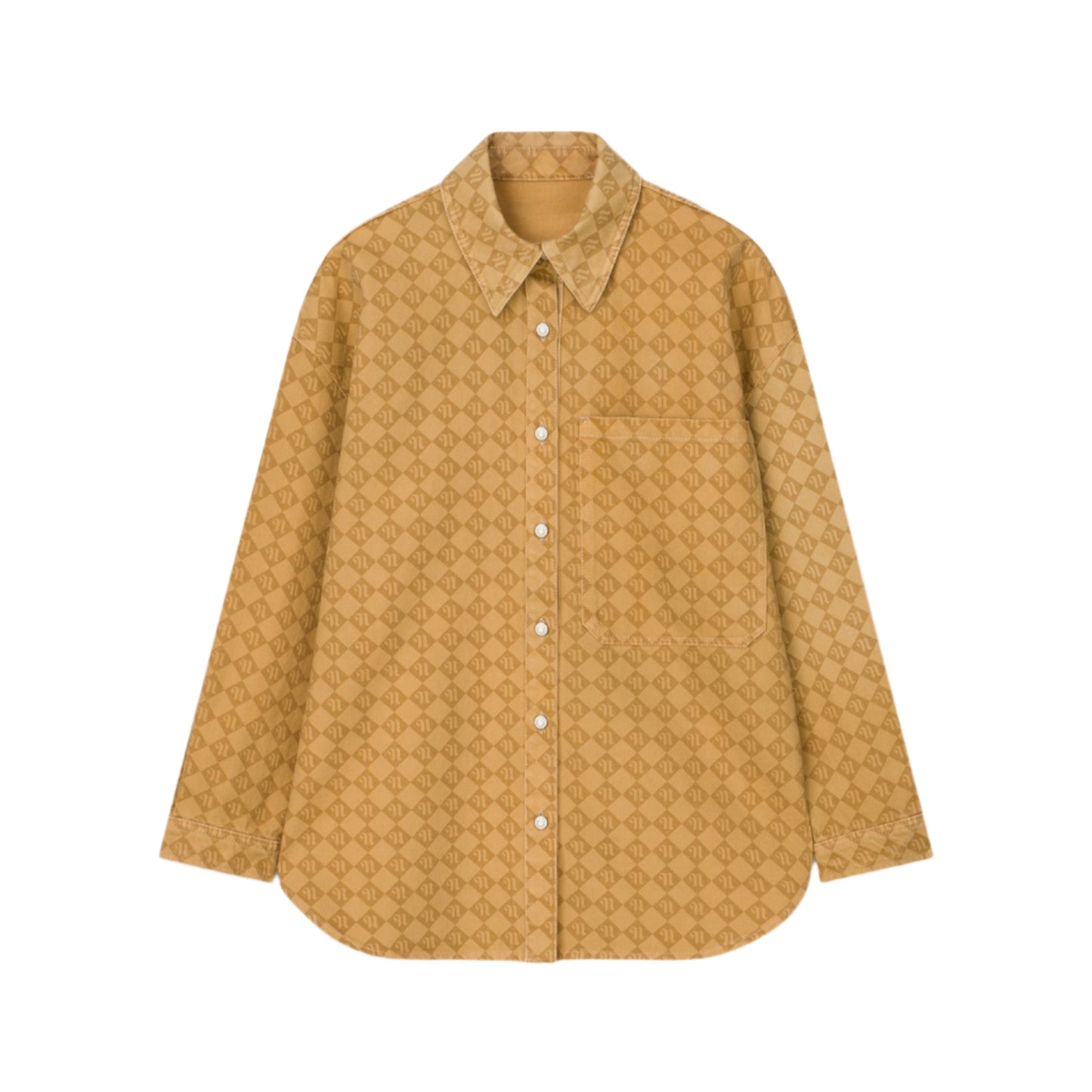 Nanushka Aarna Camel Shirt