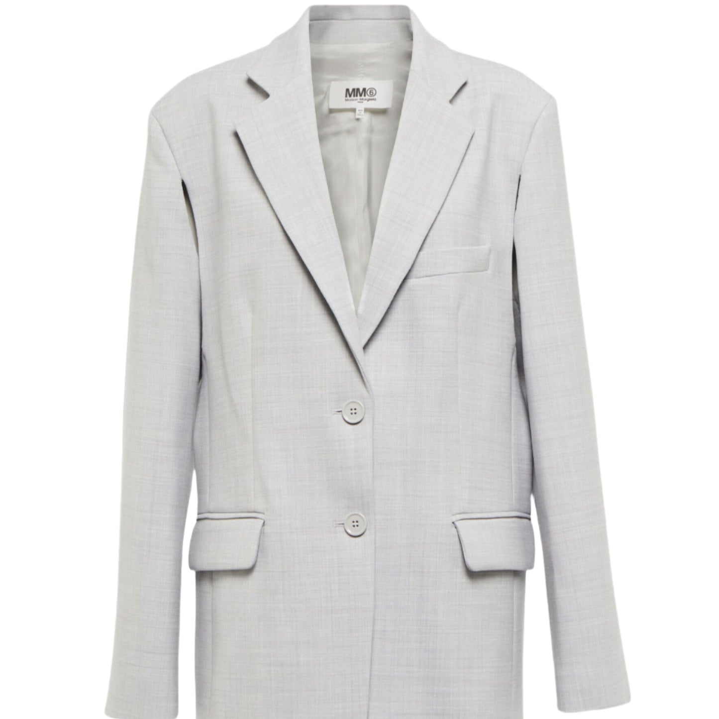 MM6 Grey Cut Out blazer
