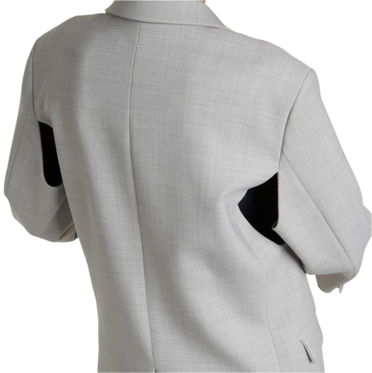 MM6 Grey Cut Out blazer
