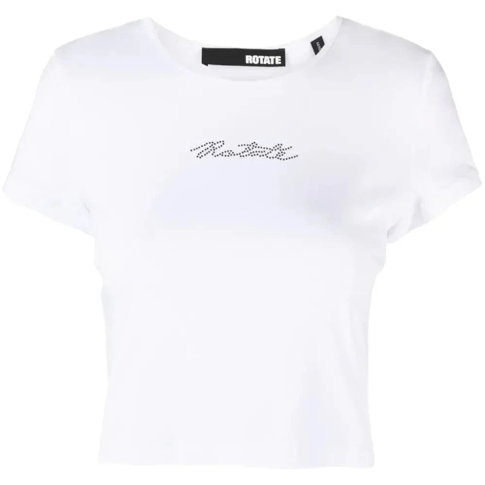 Rotate white crop top