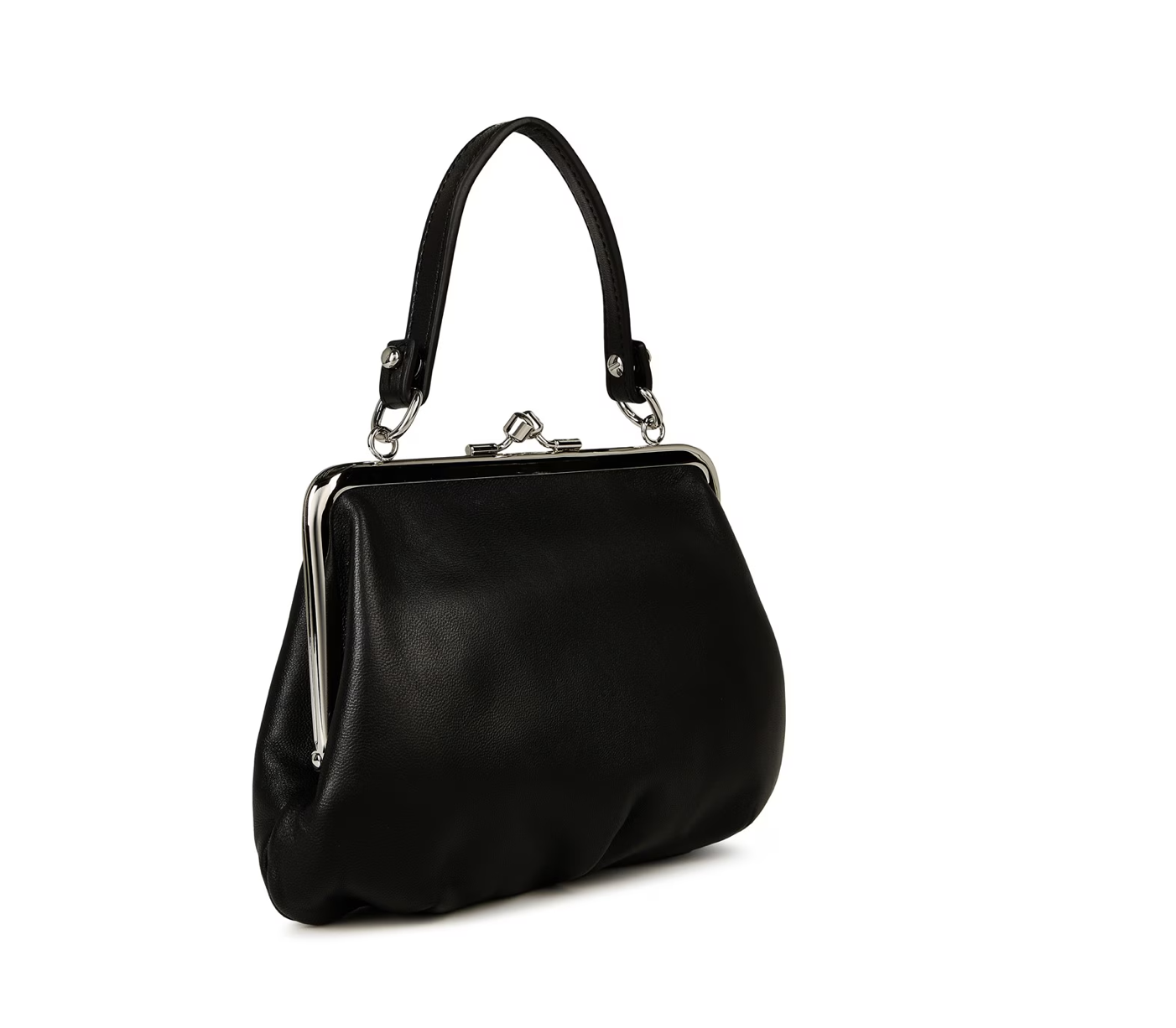 VIVIENNE WESTWOOD GRANNY LEATHER FRAME PURSE BAG
