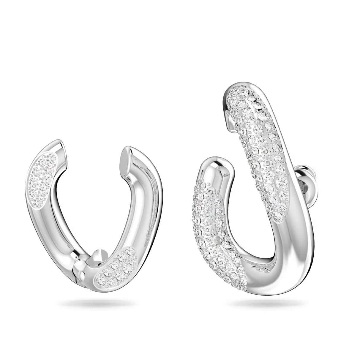 Swarovski Dextera ear cuff, Set 2 Silver
