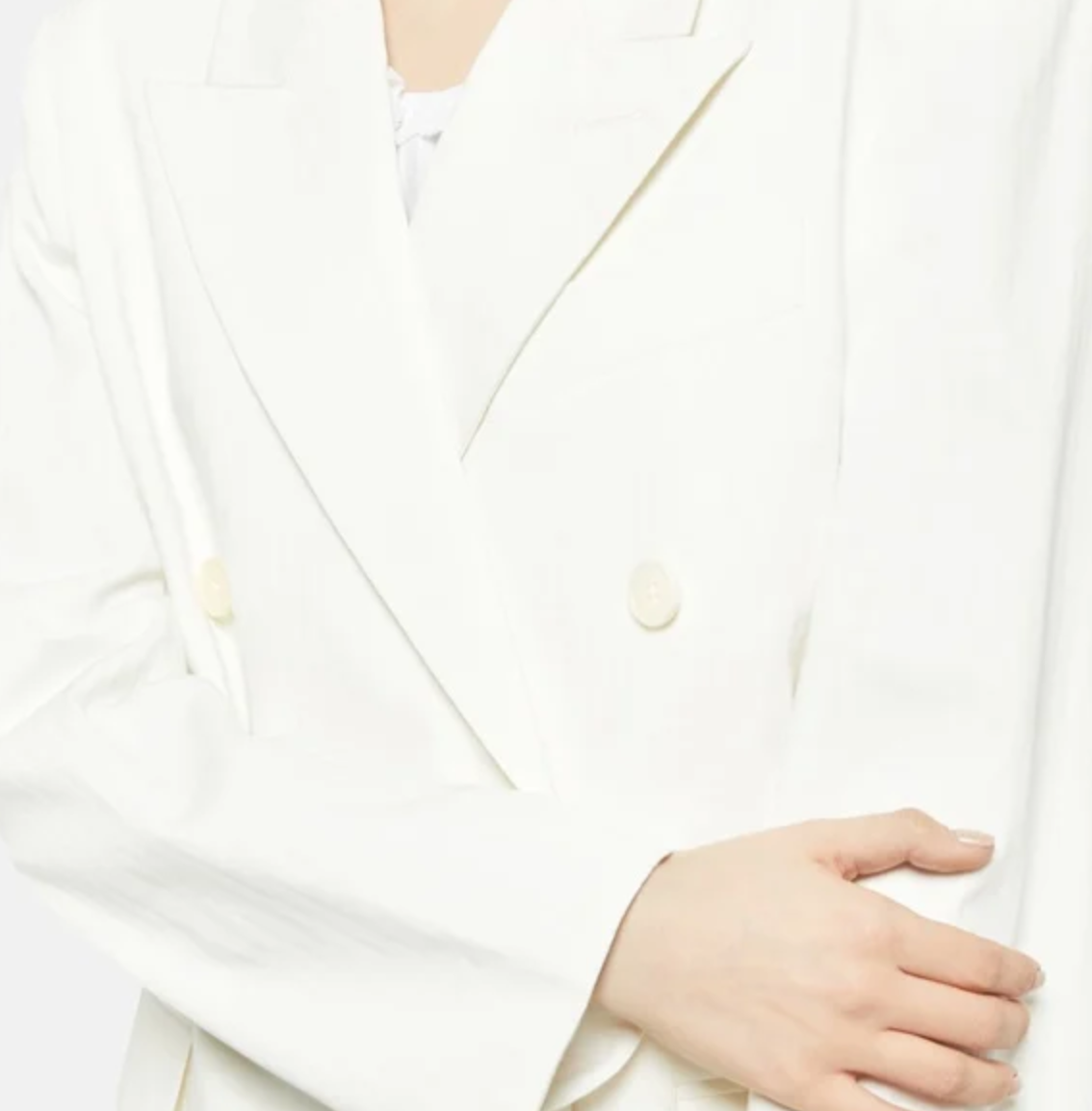 ZADIG & VOLTAIRE Vina Double-breasted Blazer In Judo