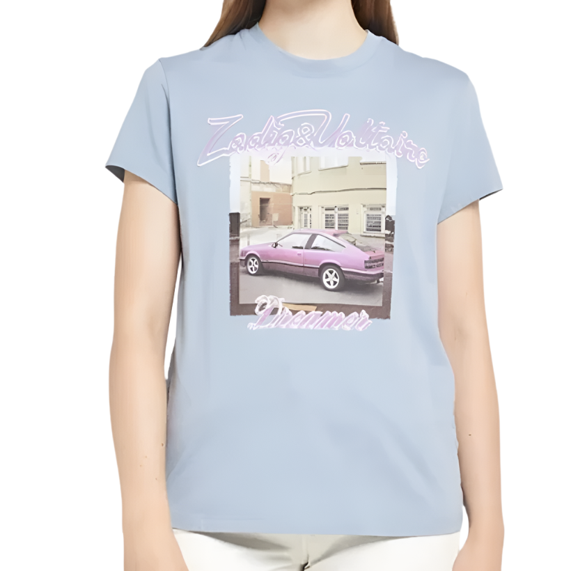 Zoe photoprint compo pink car