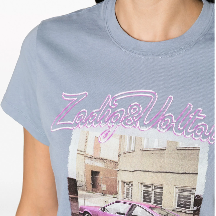 Zoe photoprint compo pink car