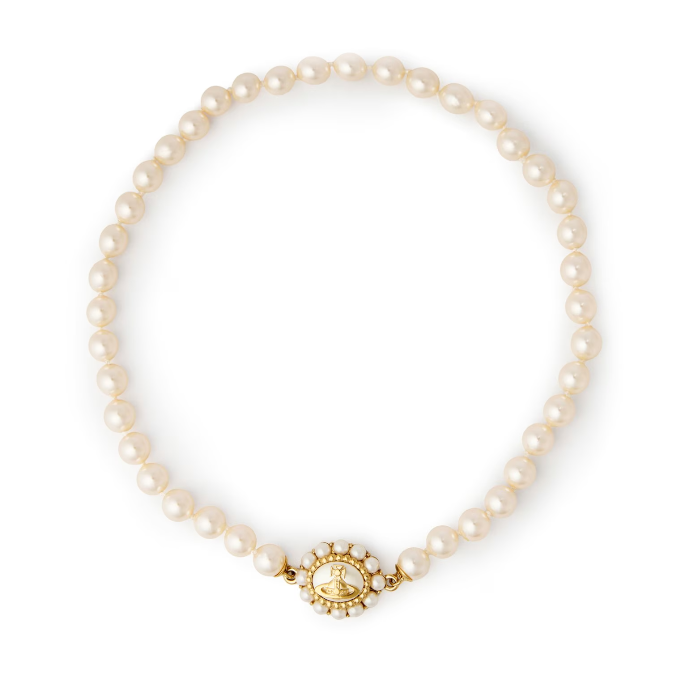 Vivienne Westwood Amaya Orb Faux Pearl Necklace