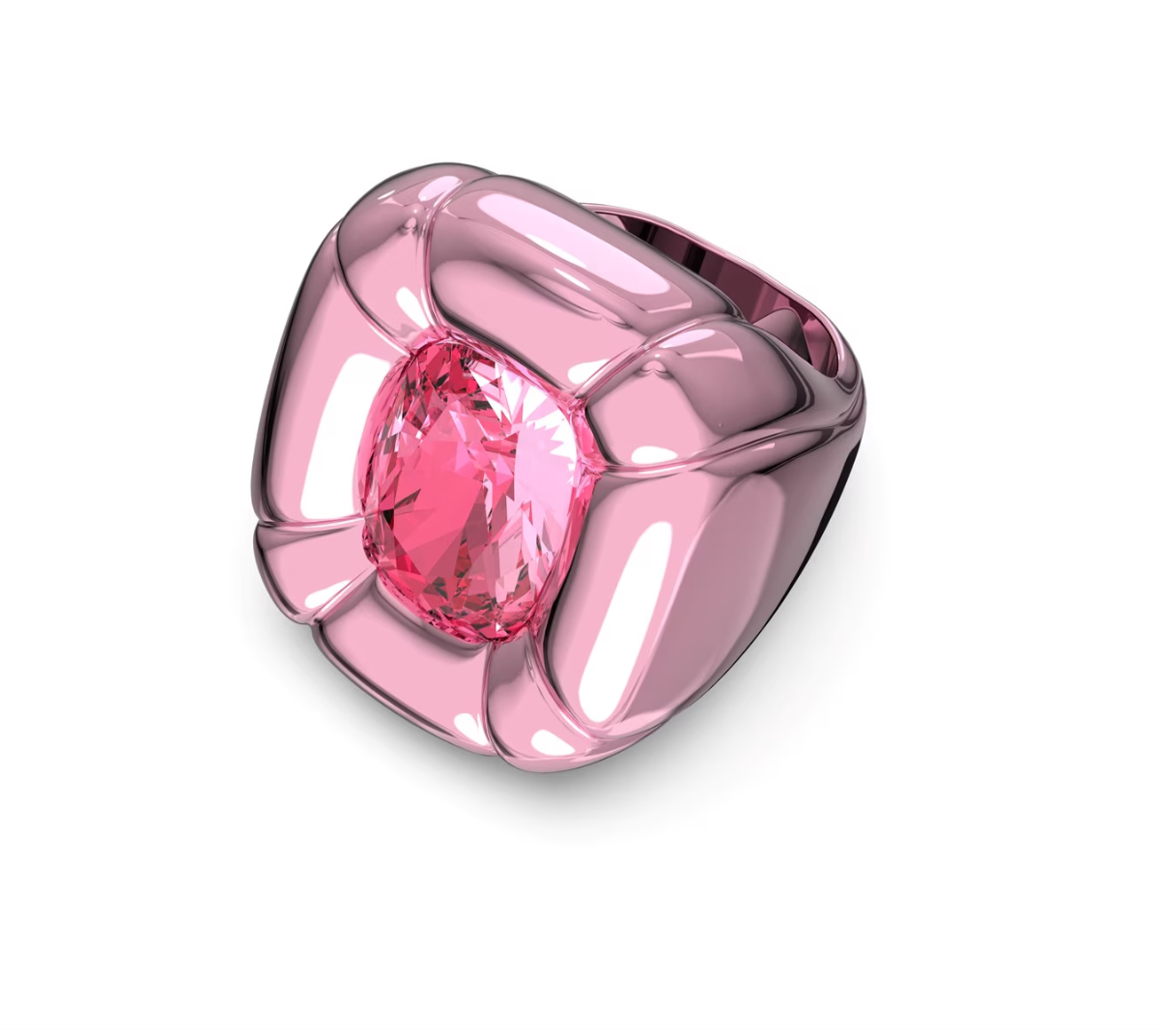 Swarovski Dulcis cocktail ring, Pink