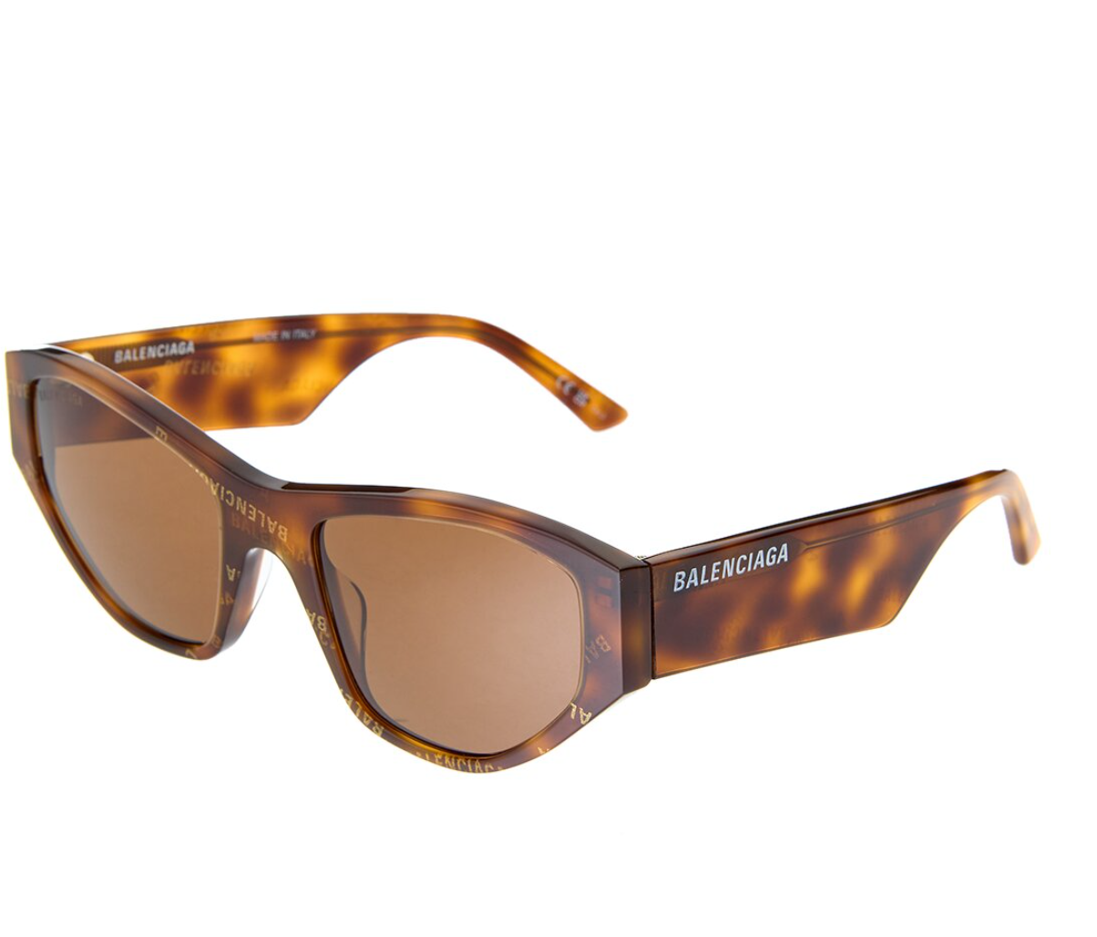 Balenciaga Brown Logo sunglasses