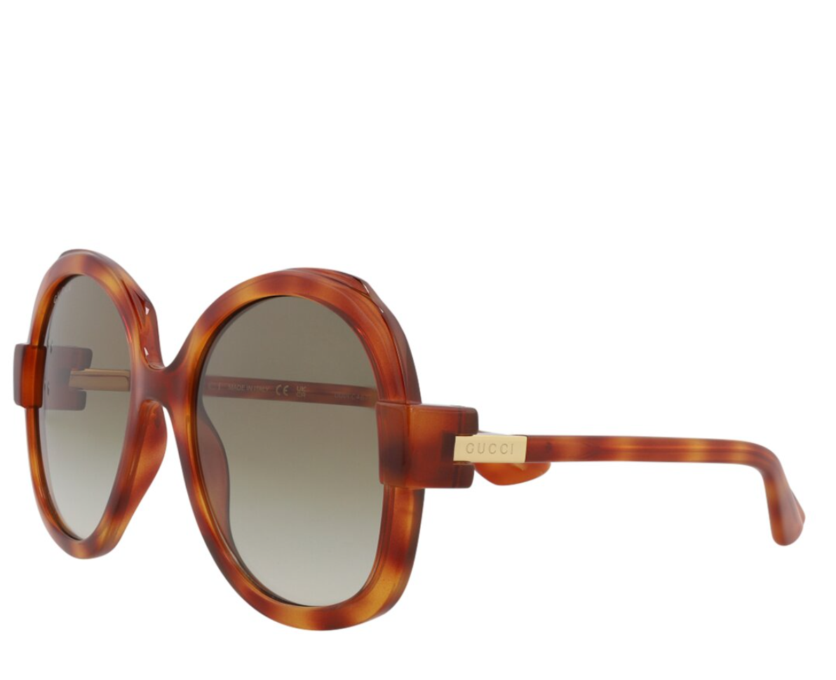 Gucci Oversized Butterfly brown sunglasses