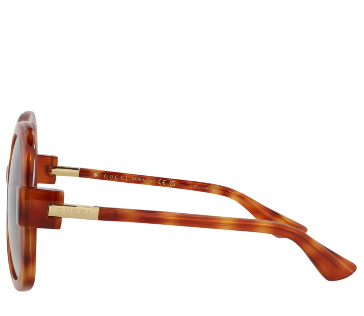 Gucci Oversized Butterfly brown sunglasses