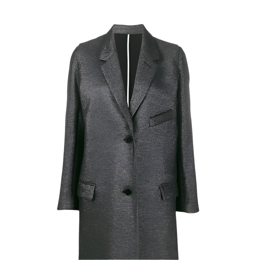 Zadig & Voltaire Marla lurex coat