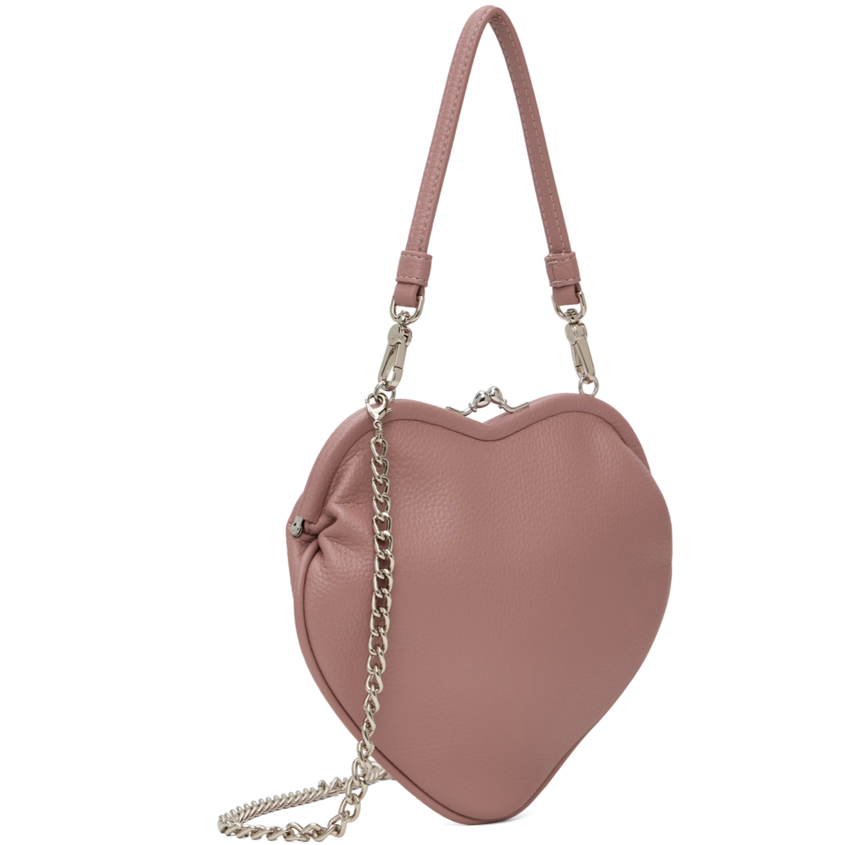 VIVIENNE WESTWOOD Pink Belle Heart Frame Bag