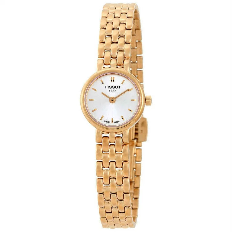 Tissot Tradition Thin White Dial Ladies Watch in Rose Gold