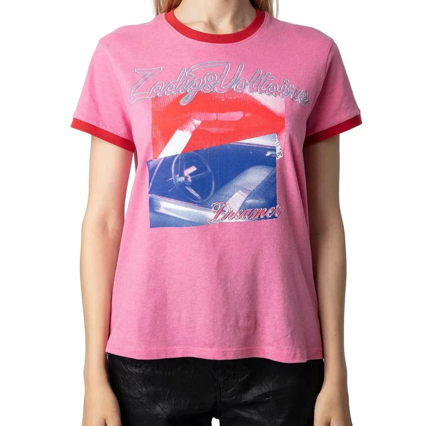 ZADIG & VOLTAIRE Zoe Photoprint Double Photo Linen-blend Shirt