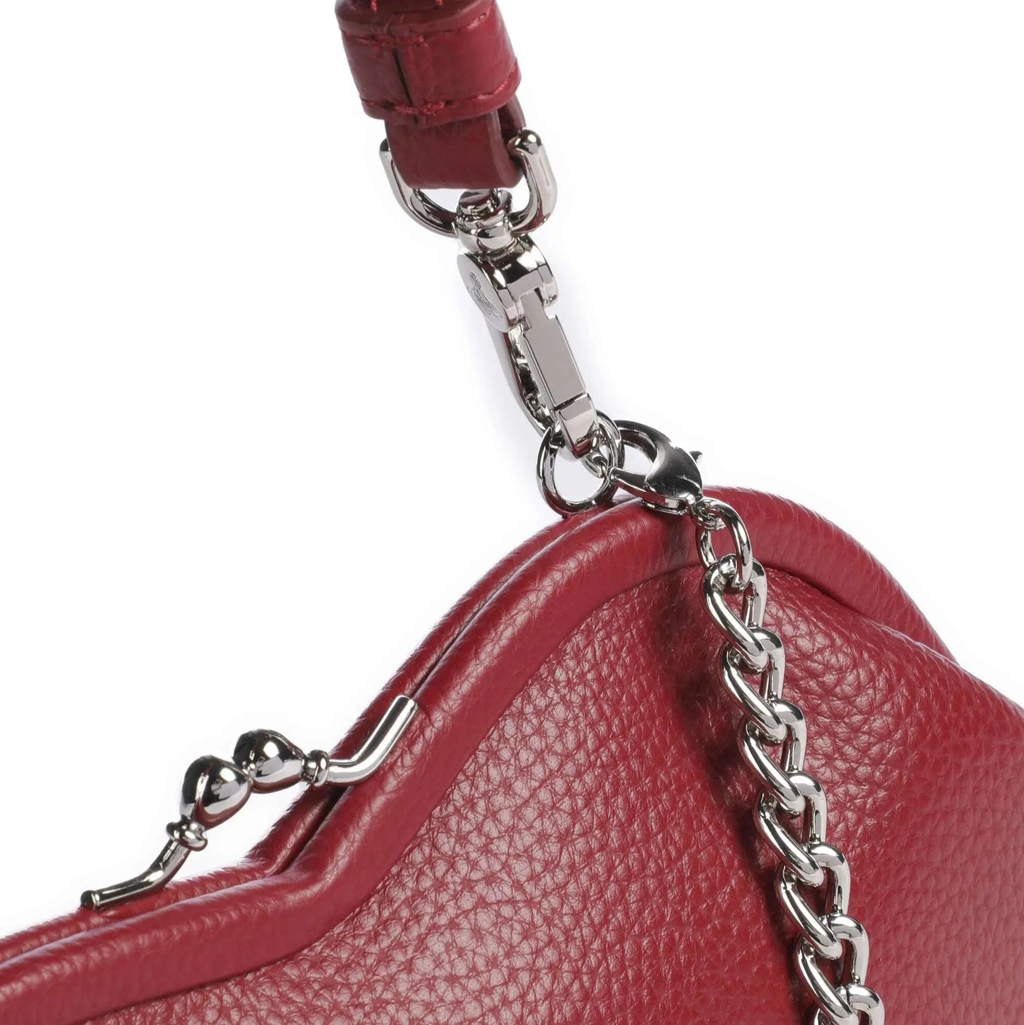 Vivienne Westwood Belle Heart Frame Re-Vegan Grain Shoulder bag