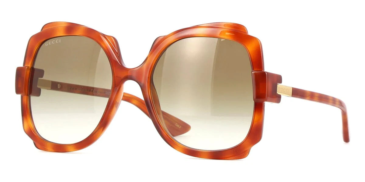 Gucci Oversized Brown Sunglasses