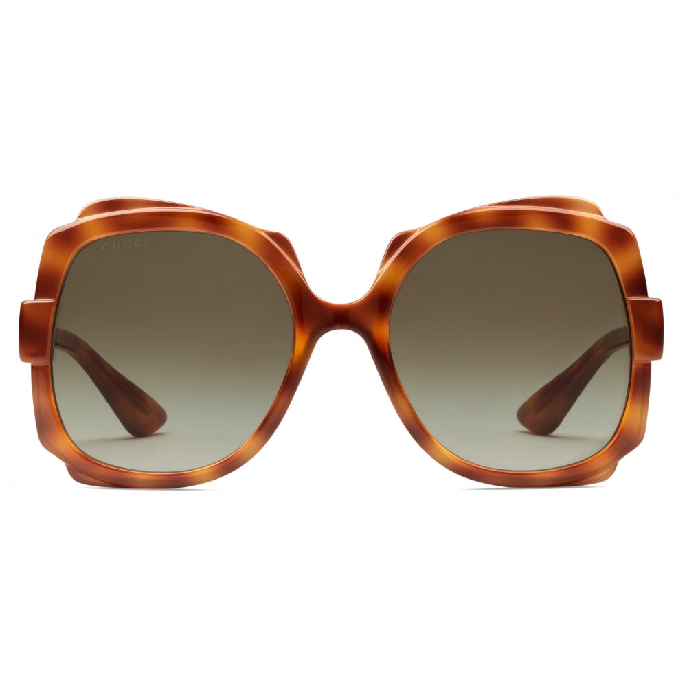 Gucci Oversized Brown Sunglasses