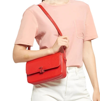 Zadig & Voltaire red shoulder bag