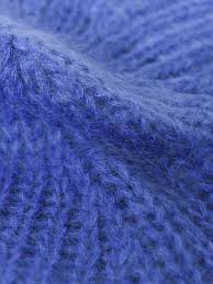 Ganni Mohair-blend Beret in Blue