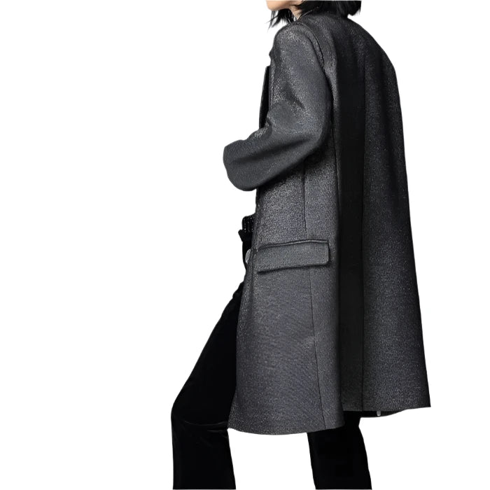 Zadig & Voltaire Marla lurex coat