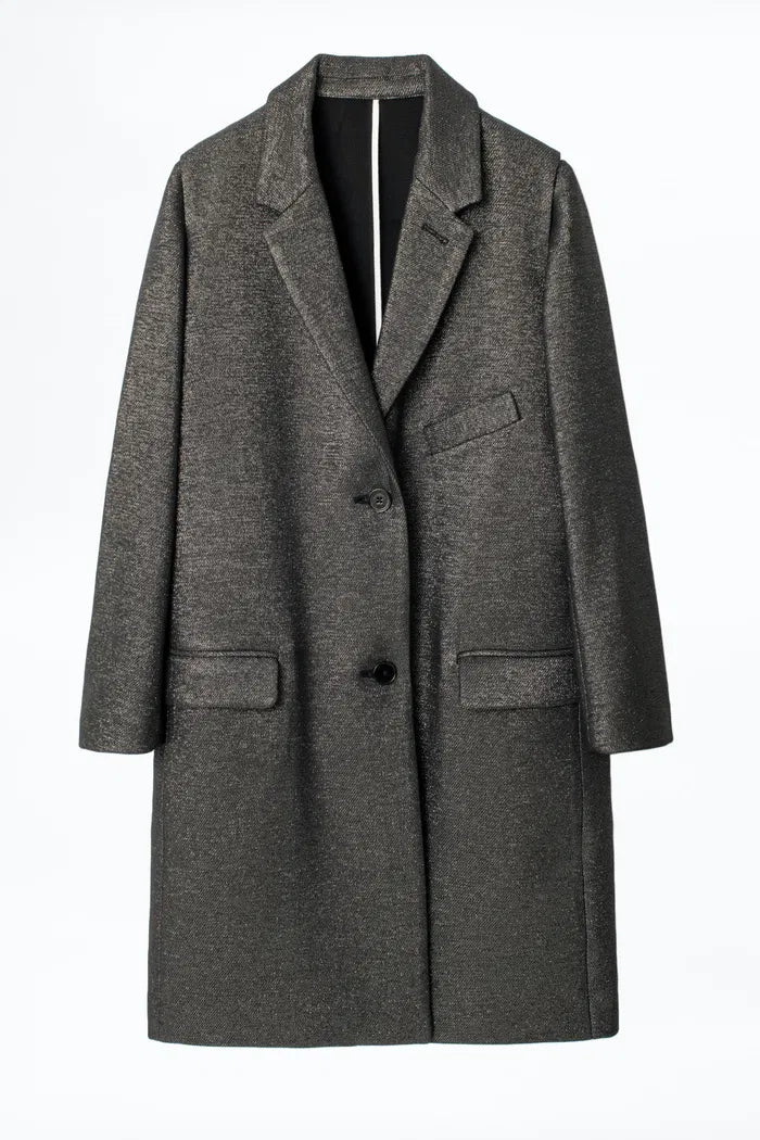 Zadig & Voltaire Marla lurex coat