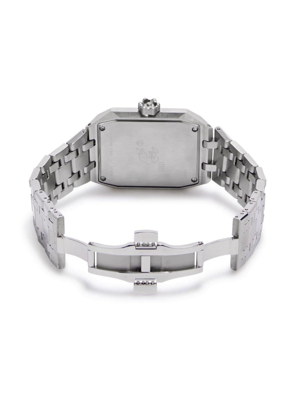 Off-White Square Frame Quartz Watch.
