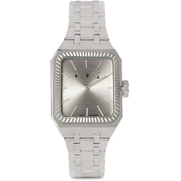 Off-White Square Frame Quartz Watch.