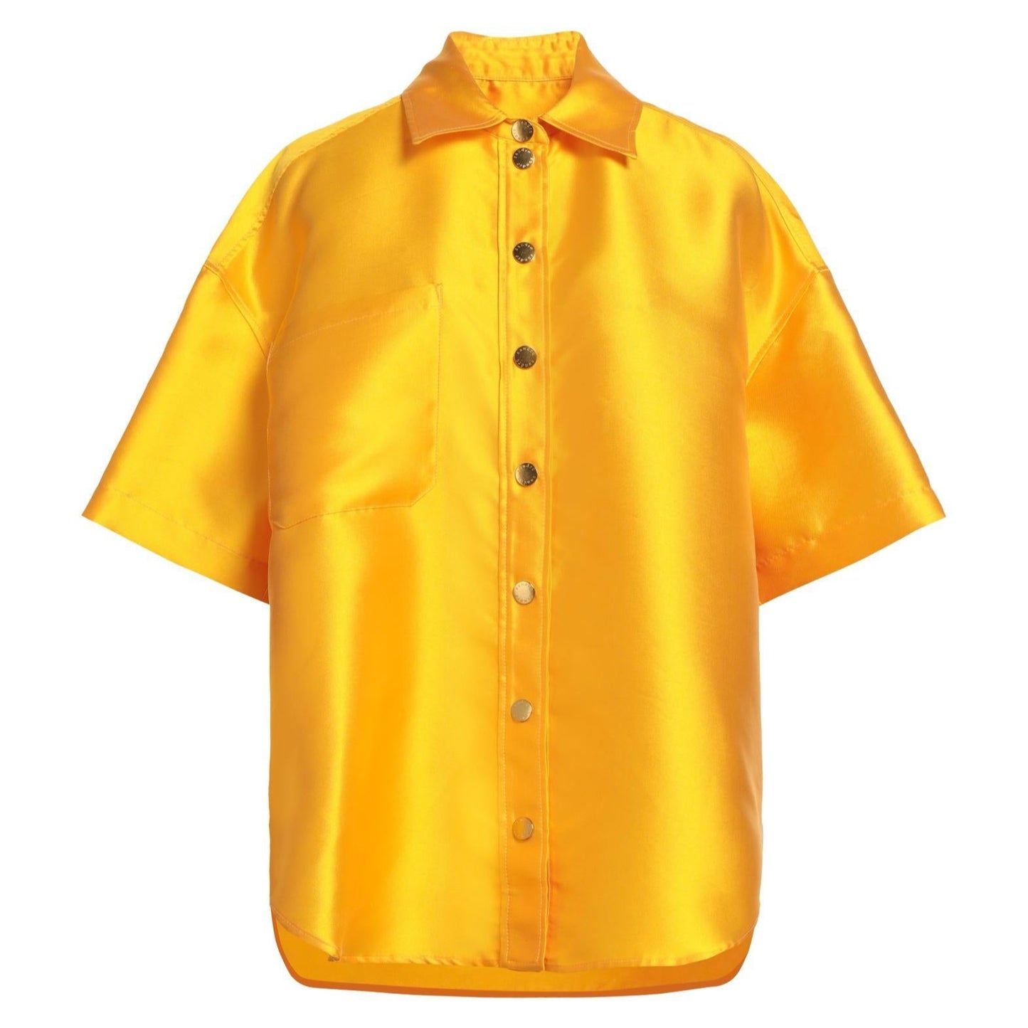 Sandro oversized satin shirt