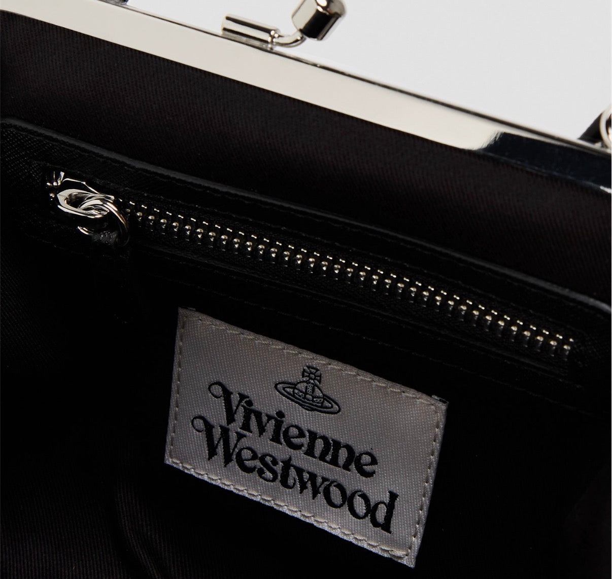 VIVIENNE WESTWOOD GRANNY LEATHER FRAME PURSE BAG