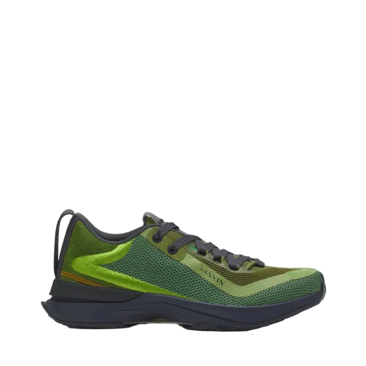 Lanvin Khaki L-l mesh sneakers