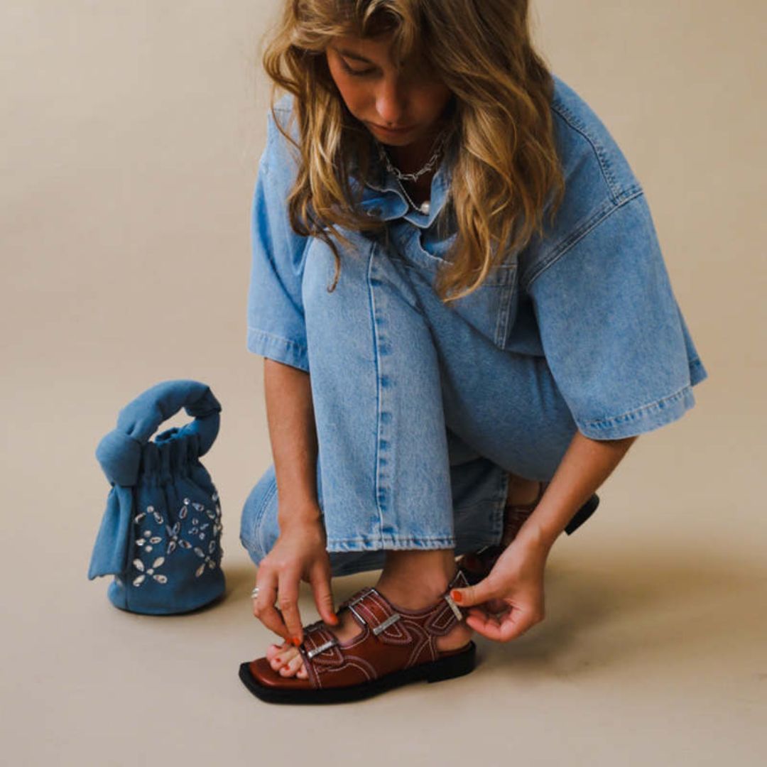Ganni Western Sandals